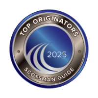 badge for 2025 Scotsman Guide top originators