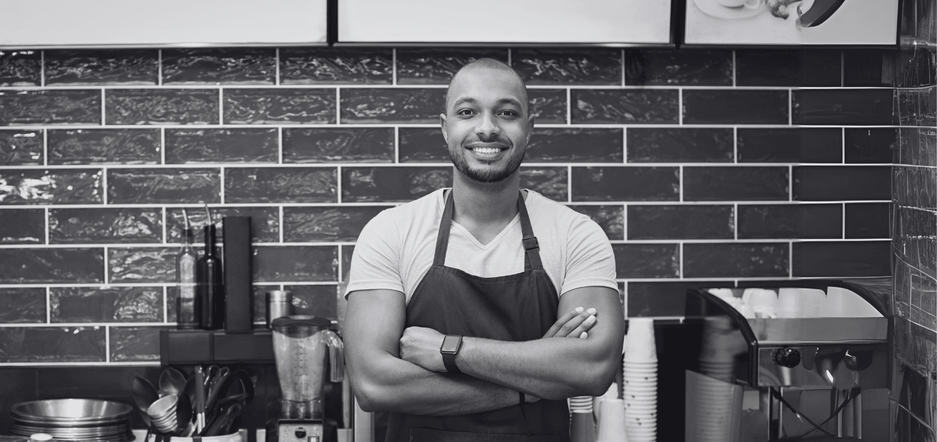 Entrepreneur growing his business with an SBA loan for small business.