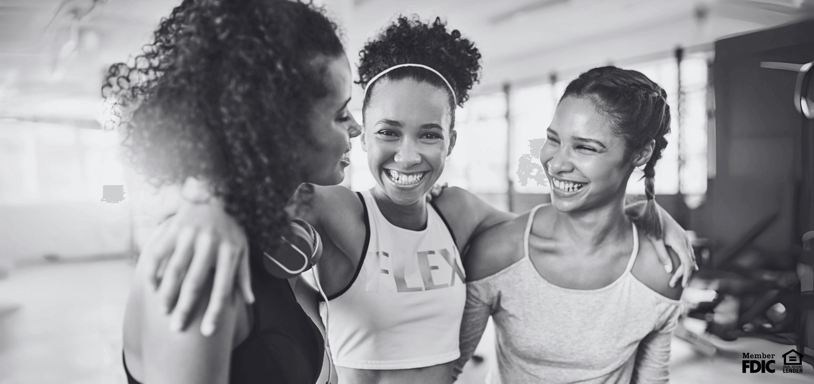Three friends happy to be learning the truth about credit.